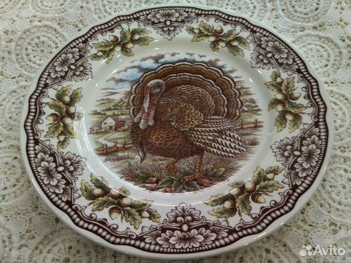Royal Stafford Англия Блюдо фарфор Индюк