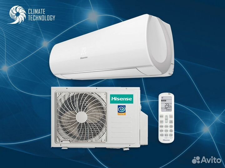 Кондиционер hisense LUX Design DC R32 2023 Inverte