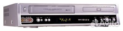 Daewoo видеомагнитофон с DVD плеером