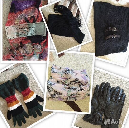 Шапки, шарфы, палантины, перчатки