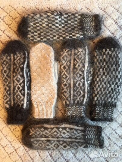 Варежки из Сибири пуховые женские