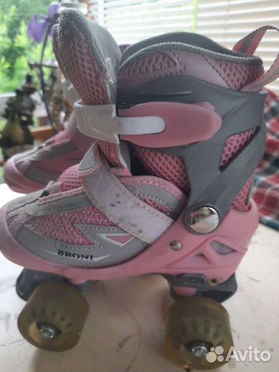 Роликовые коньки детские раздвижные