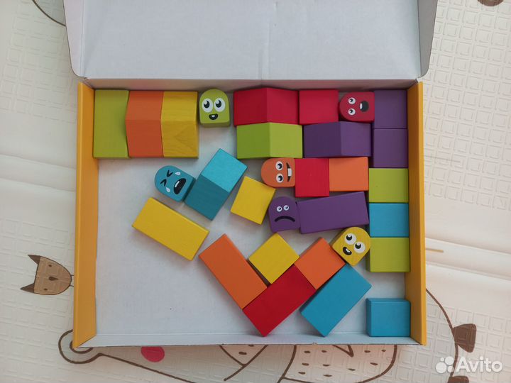 Деревянный конструктор Cubika