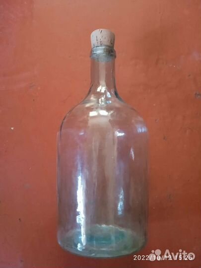 Бутыль стеклянная 5 л и др. под вино, чачу