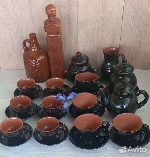 Посуда кухонная керамика. Ручная работа