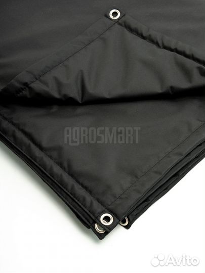 Утепленная штора - тент Оксфорд влагостойкий черн