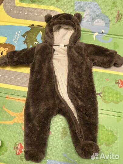 Комбинезон плюшевый мишка H&M