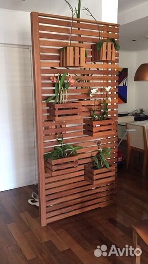 Деревянные кашпо