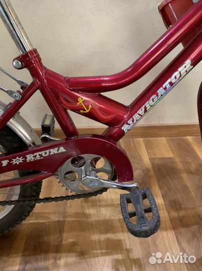 Детский велосипед 16 дюймов с родительской ручкой