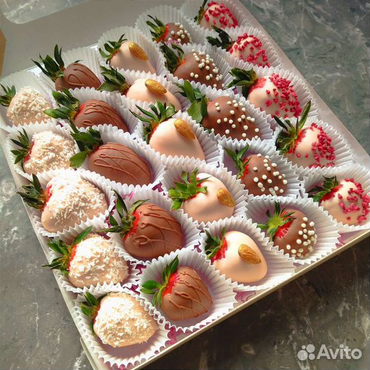 Клубника в шоколаде набор