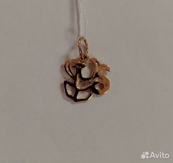 Золотая подвеска