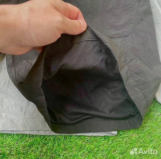 Плавки - шорты Stone island нейлон серые и чёрные