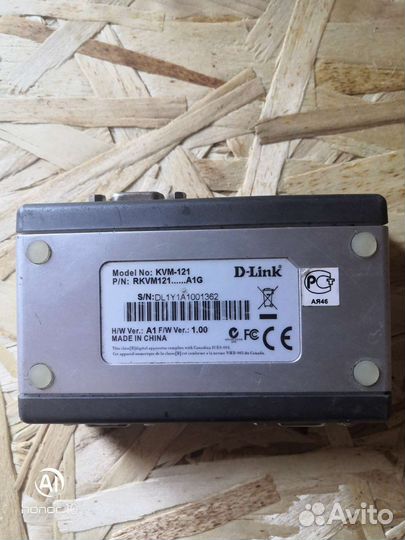 KVM переключатель D-Link KVM-121
