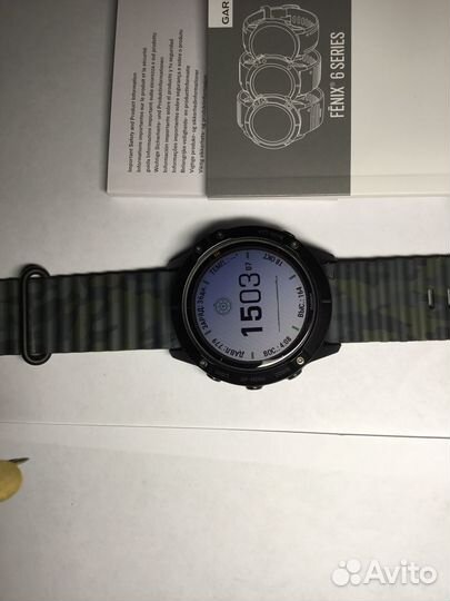 Garmin Fenix 6X Pro solar titanium Б/У