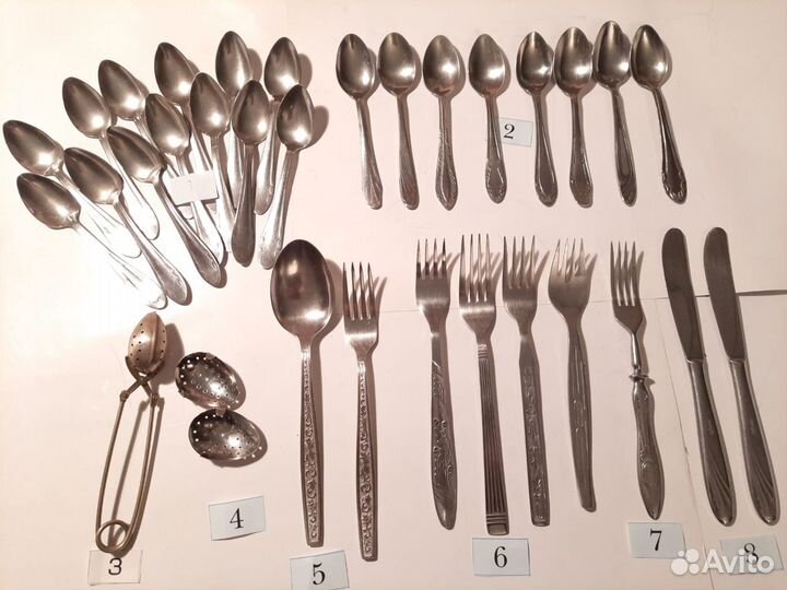 Посуда,столовые приборы из нержавеющей стали СССР