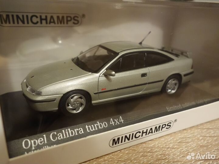 Опель Opel Calibra turbo 1992 Minichamps 1/43