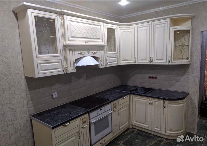 Цена за весь угловой кухонный гарнитур