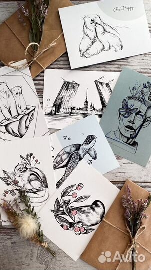 Подарочный набор открыток
