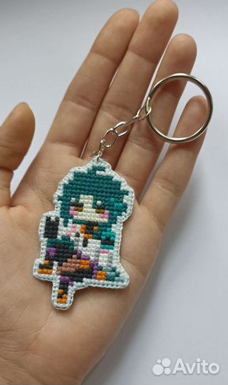 Брелки и значки Genshin Impact