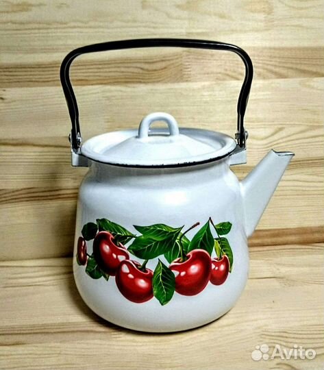 Чайник 3,5 литра. Эмалированный
