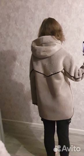 Дубленка женская зимняя 42 44