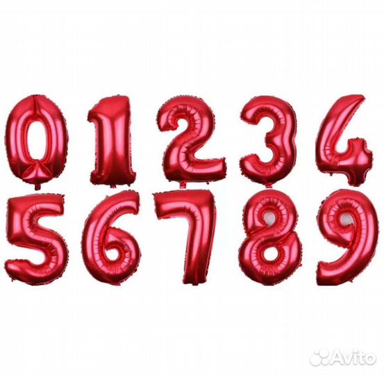 Фольгированный шар цифра 3