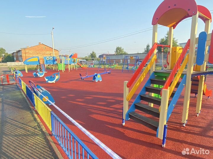 Покрытие из резиновой крошки