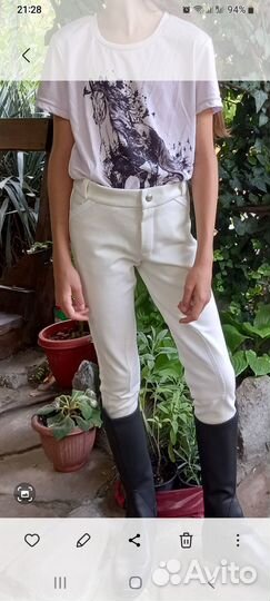 Бриджи для верховой езды детские