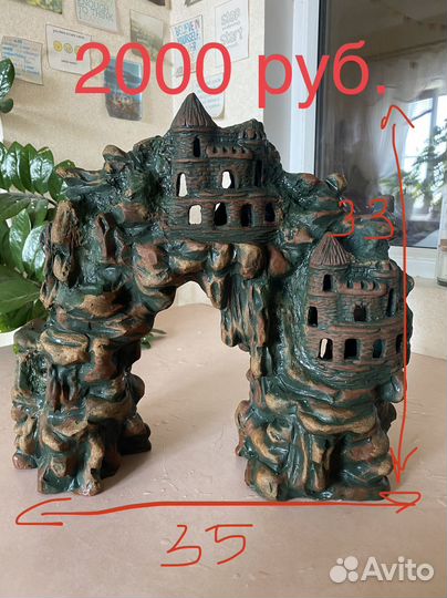 Украшения для аквариума (гроты, домики)