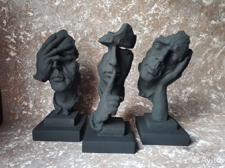 Статуэтка не вижу не слышу не говорю