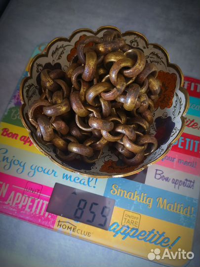 Старинная Цепь латунь, Европа 1930г