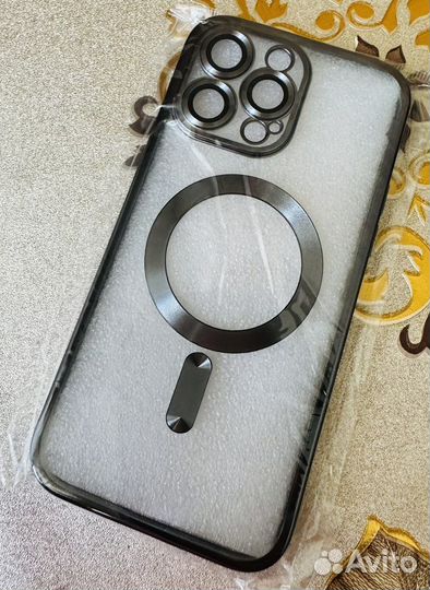 Чехол на iPhone 14 pro max прозрачный новый