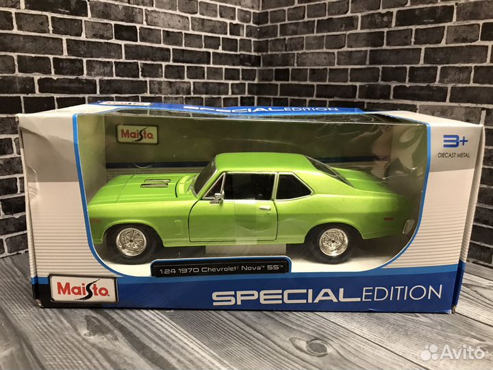 Maisto 1/24 Chevrolet Nova SS 1970г
