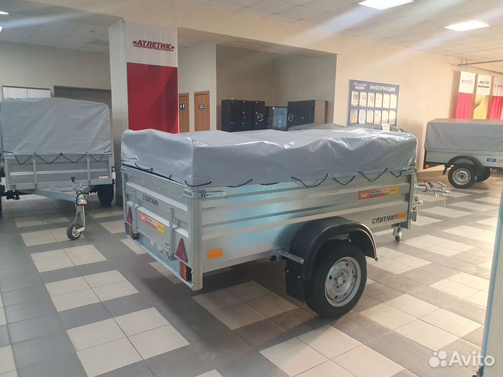 Прицеп Спутник Expert Zn 2013/48 тент 350 мм