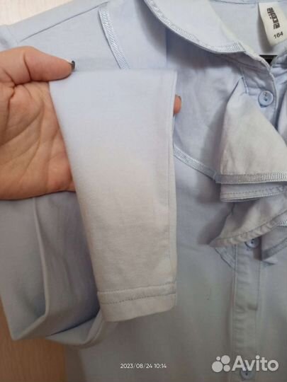 Рубашка школьная для девочки 164