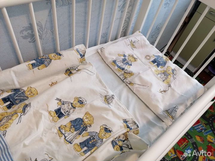 Детское постельное белье в детскую кроватку