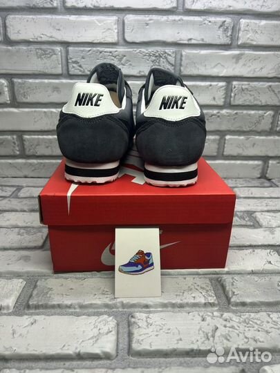 Кроссовки nike cortez air classic grey black