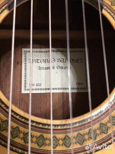 Гитара Antonio Sanchez 1010 кедр массив Испания