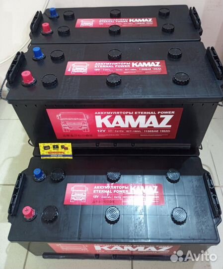 Аккумулятор KAMAZ (Елабуга) 190Aч 1150А