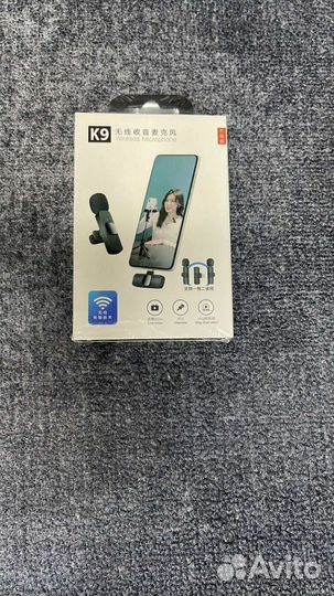 Микрофон петличка для смартфона 2in1 к9 + доставка