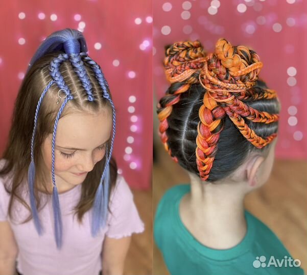 Косы с канекалоном/брейды/обучение/мастер на выезд