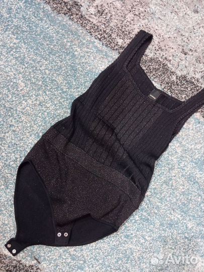 Боди женское черное