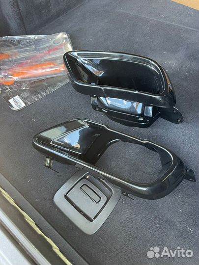 Насадка на глушитель черные BMW G05/G06/G07