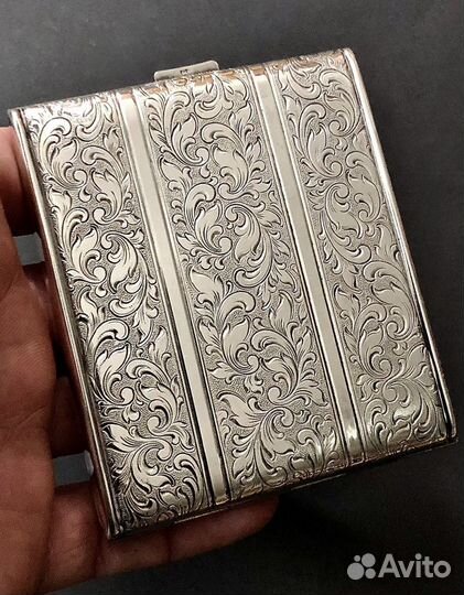 Портсигар винтаж hoka (Alpacca) 30-40е Германия