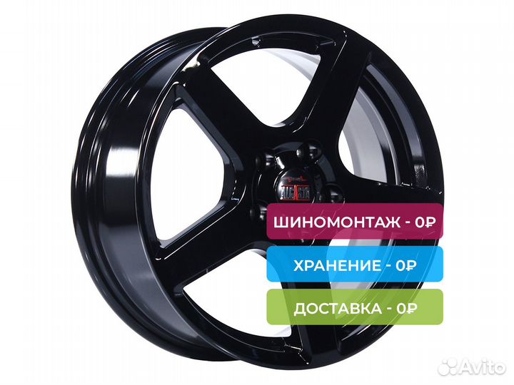 R16 5x114,3 6,5J ET45 D60,1 Alcasta M62 black