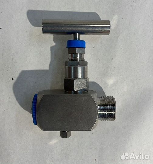 Клапан игольчатый одновентильный Росма SS-V4 Ду15 Ру400, нержавеющая сталь, внутренняя/наружная резь