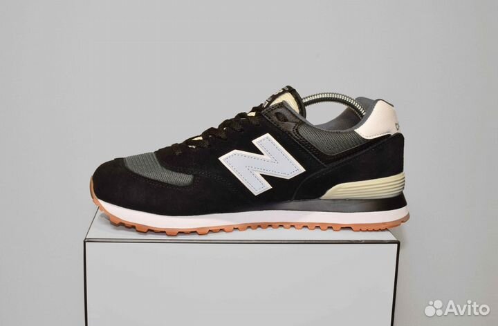 New Balance 574 Classic (42-46, Черные, Вечные)