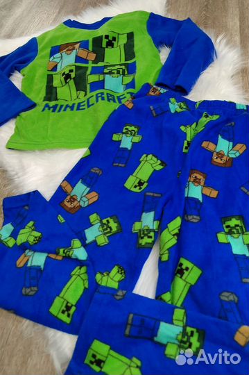 Пижама халат детский Minecraft