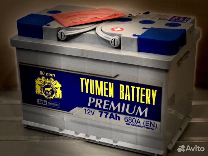 Аккумулятор Tyumen Premium 77 ah (обр.пол)
