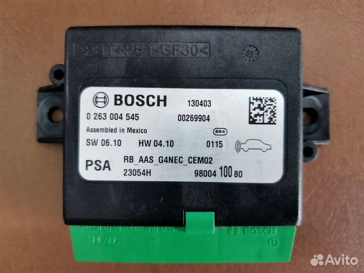 Блок управления парктрониками Ситроен